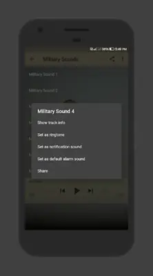 Military Sounds android App screenshot 2