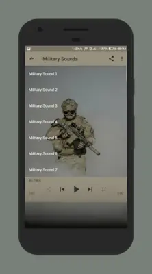 Military Sounds android App screenshot 3