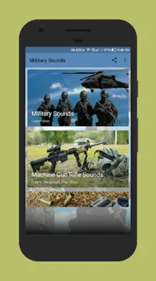 Military Sounds android App screenshot 4